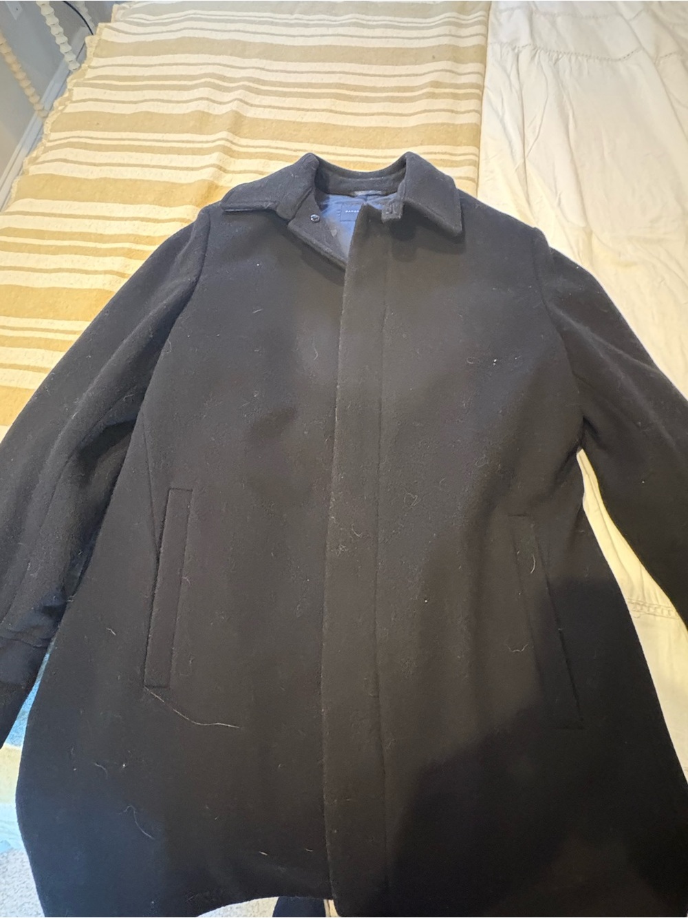 Men’s Navy wool Banana Republic coat